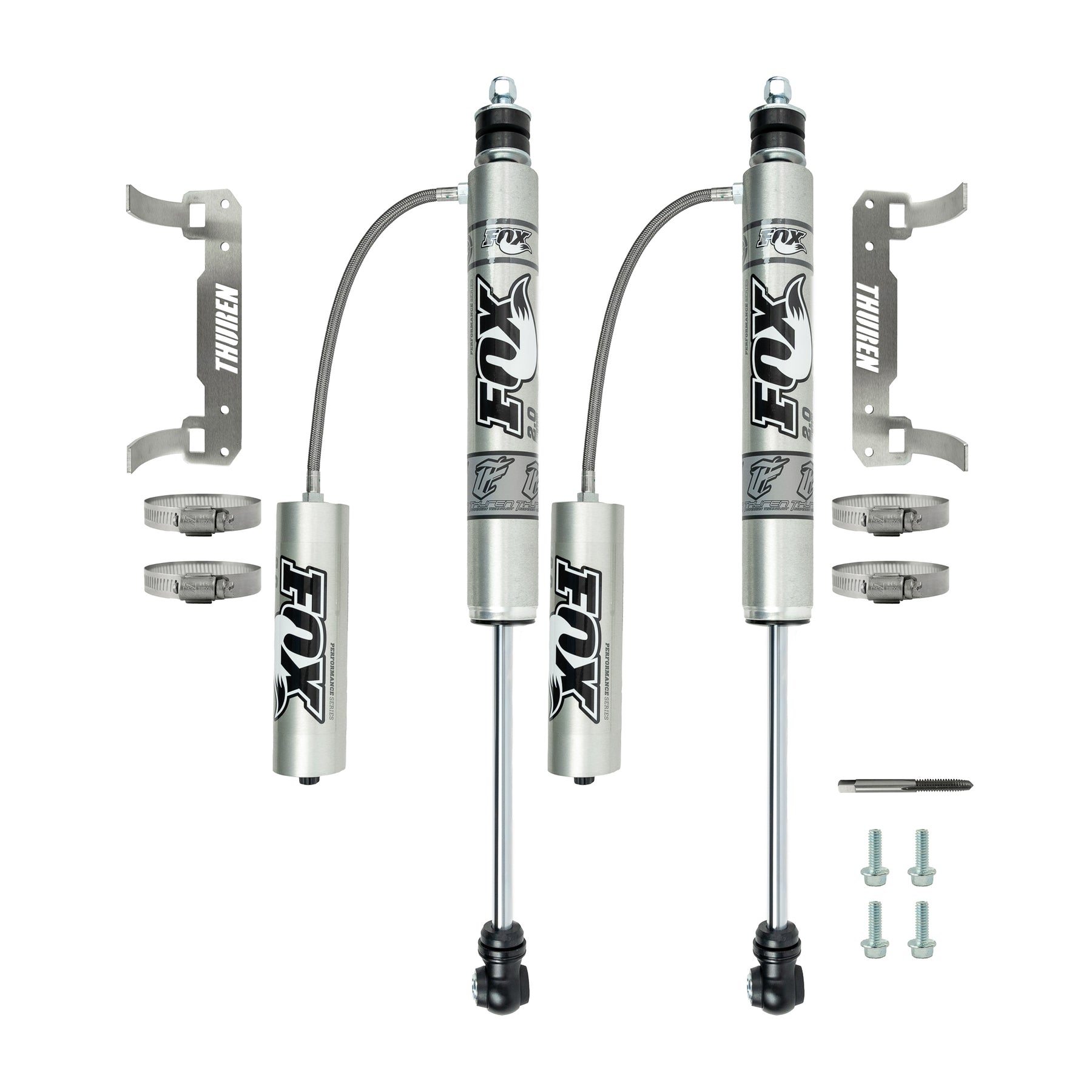 2005-2013 Power Wagon FOX 2.0 Remote Reservoir Shocks – Thuren