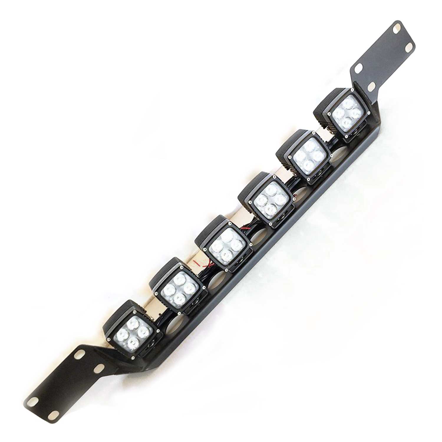 180W 30" LED Light Bar W/ Bumper Bracket, Wirings For 03-18 Dodge RAM